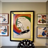 C04. Vintage Snoopy and Disney artwork. 